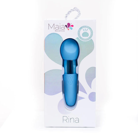 Rina Dual Motor Vibrator - Blue, 13cm Compact Design > Sex Toys > Mini Massagers