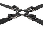 Sportsheets Velvet Noir Adjustable Hog Tie and Cuff Restraints Set with Soft Cuffs > Bondage Gear > Restraints