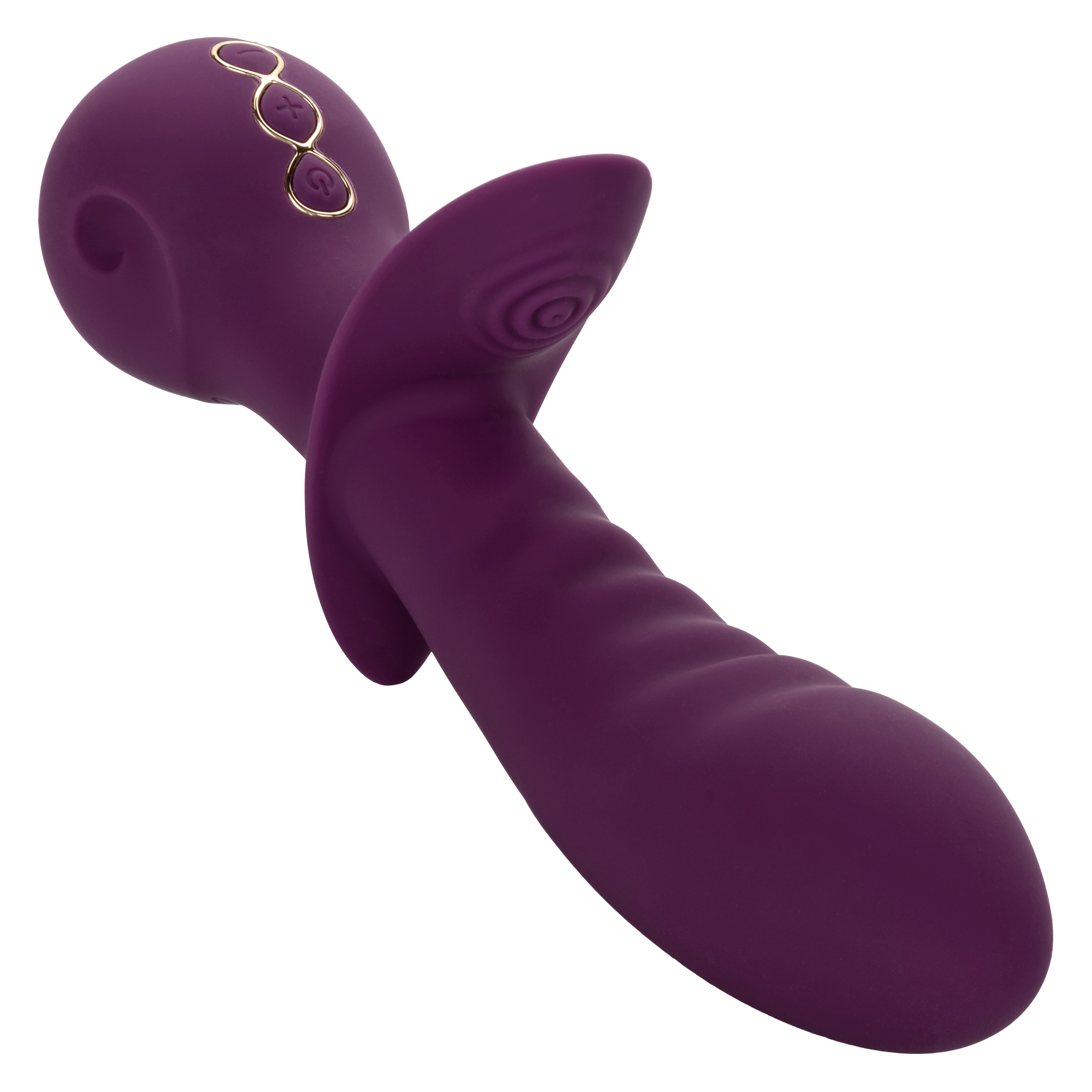 Obsession Lover Turbo-Charged Dual Vibrator in Purple with 10 Vibration Functions and Waterproof Silicone Design Vibrators - G Spot