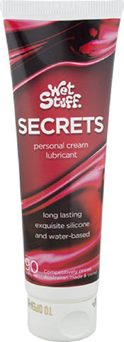 Wet Stuff Secrets – Silicone-Based Lotion Lubricant for Condom Use > Lube > Hybrid