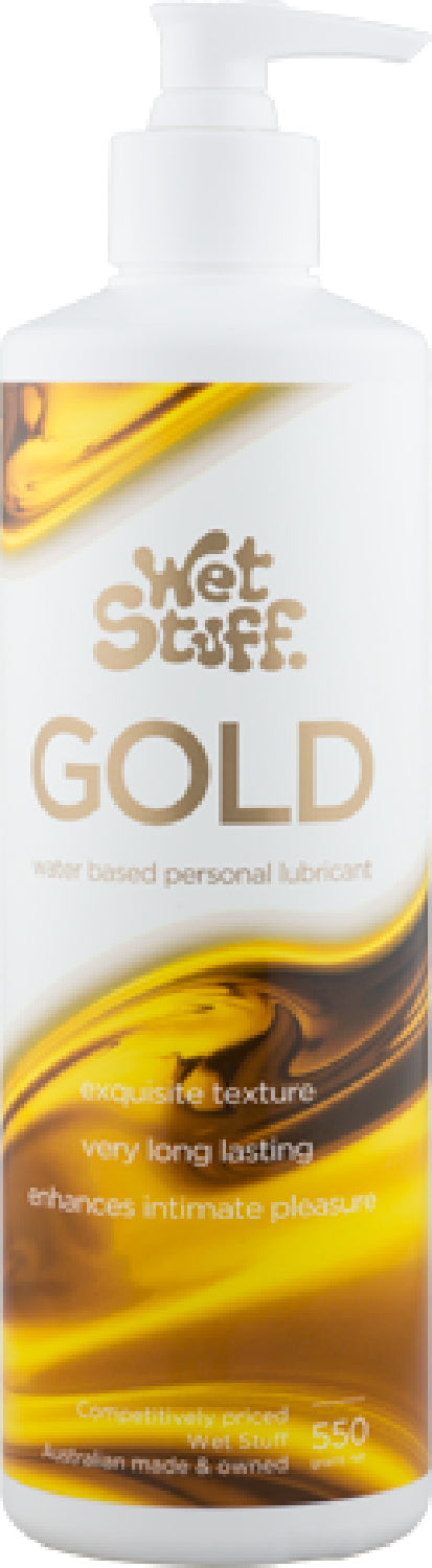 Wet Stuff Gold – Long-Lasting Clear Water-Based Lubricant > Lube > Water Based