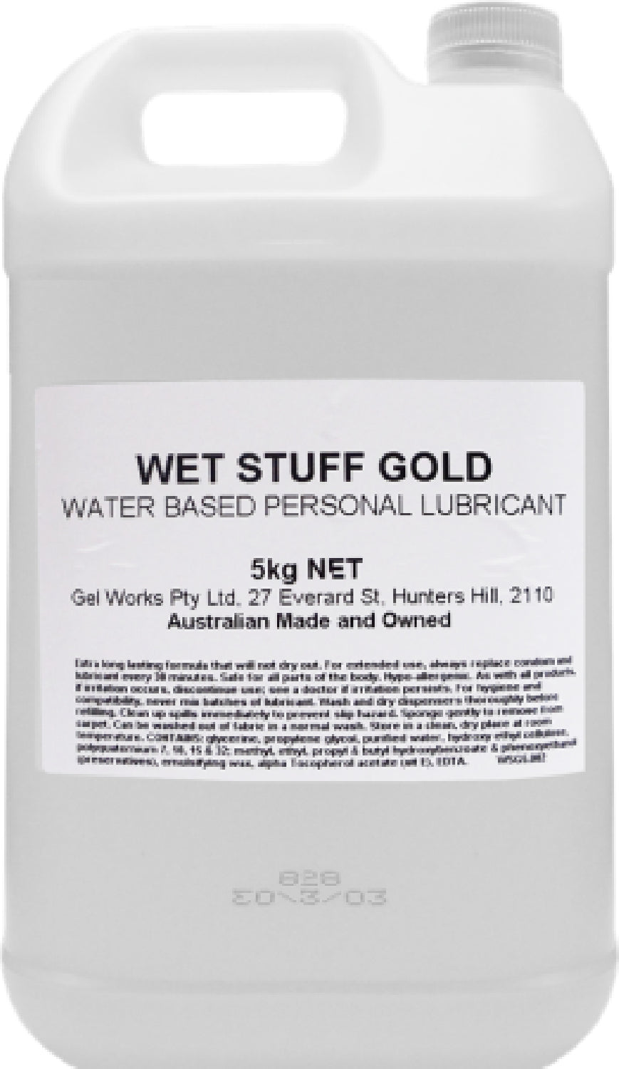 Wet Stuff Gold – Long-Lasting Clear Water-Based Lubricant > Lube > Water Based