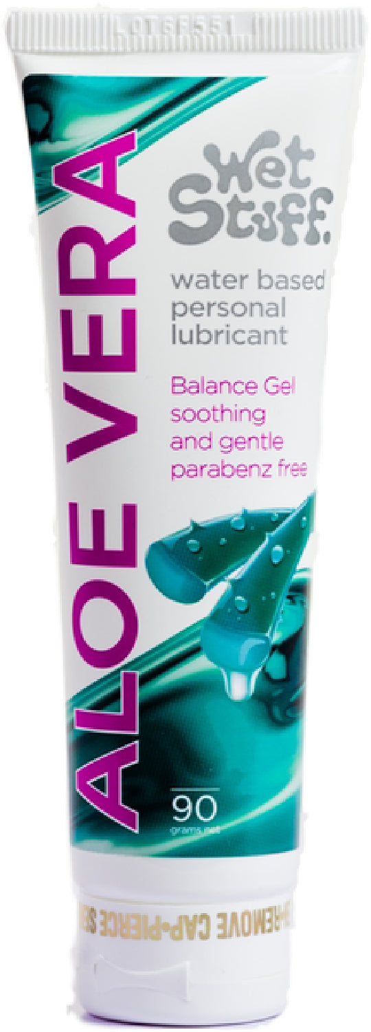 Wet Stuff Aloe Vera Lubricant – Soothing Sensitive Skin Lubricant 90g Tube > Lube > Water Based