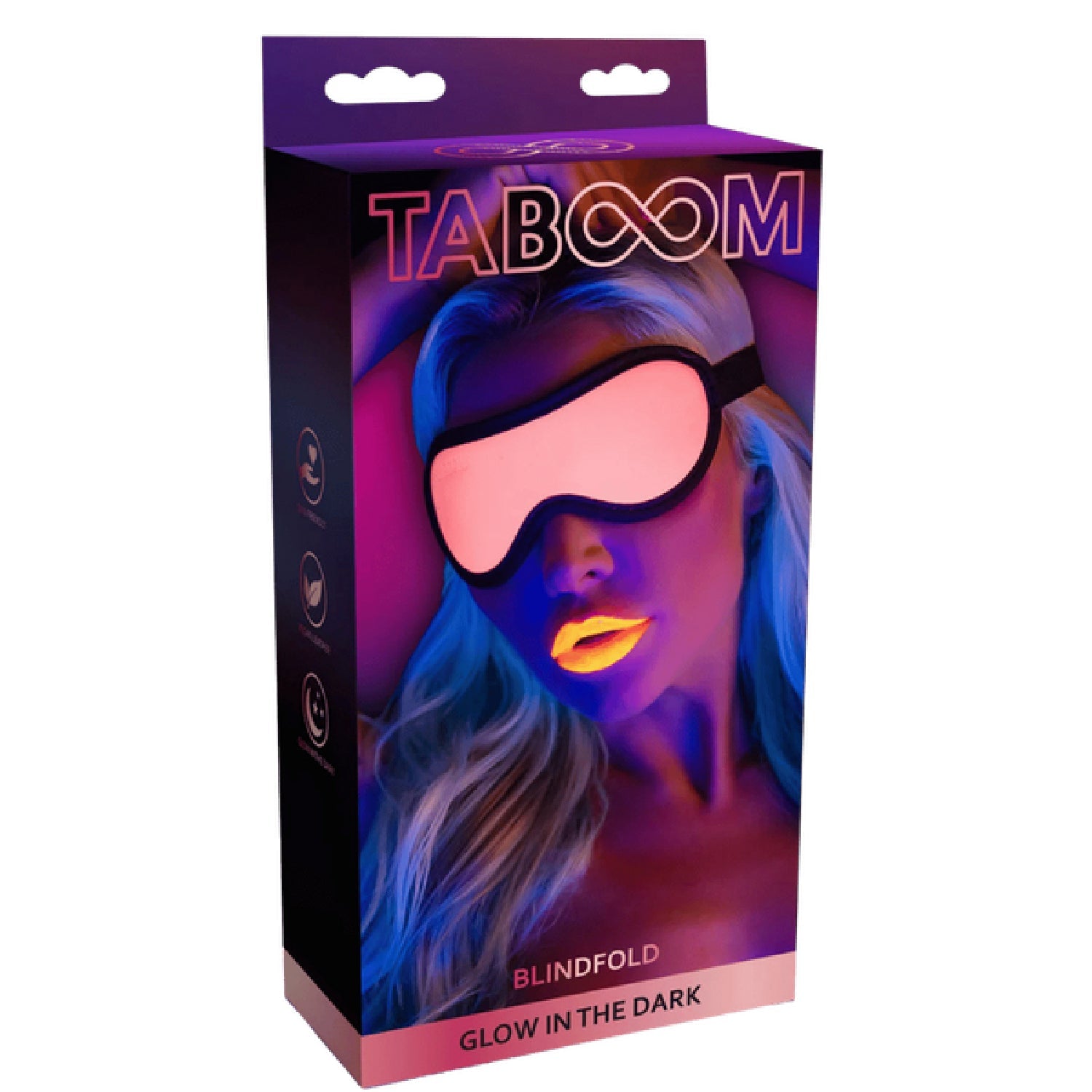 Taboom Glow Blindfold – Glow in the Dark BDSM Accessory > Bondage Gear > Blindfolds