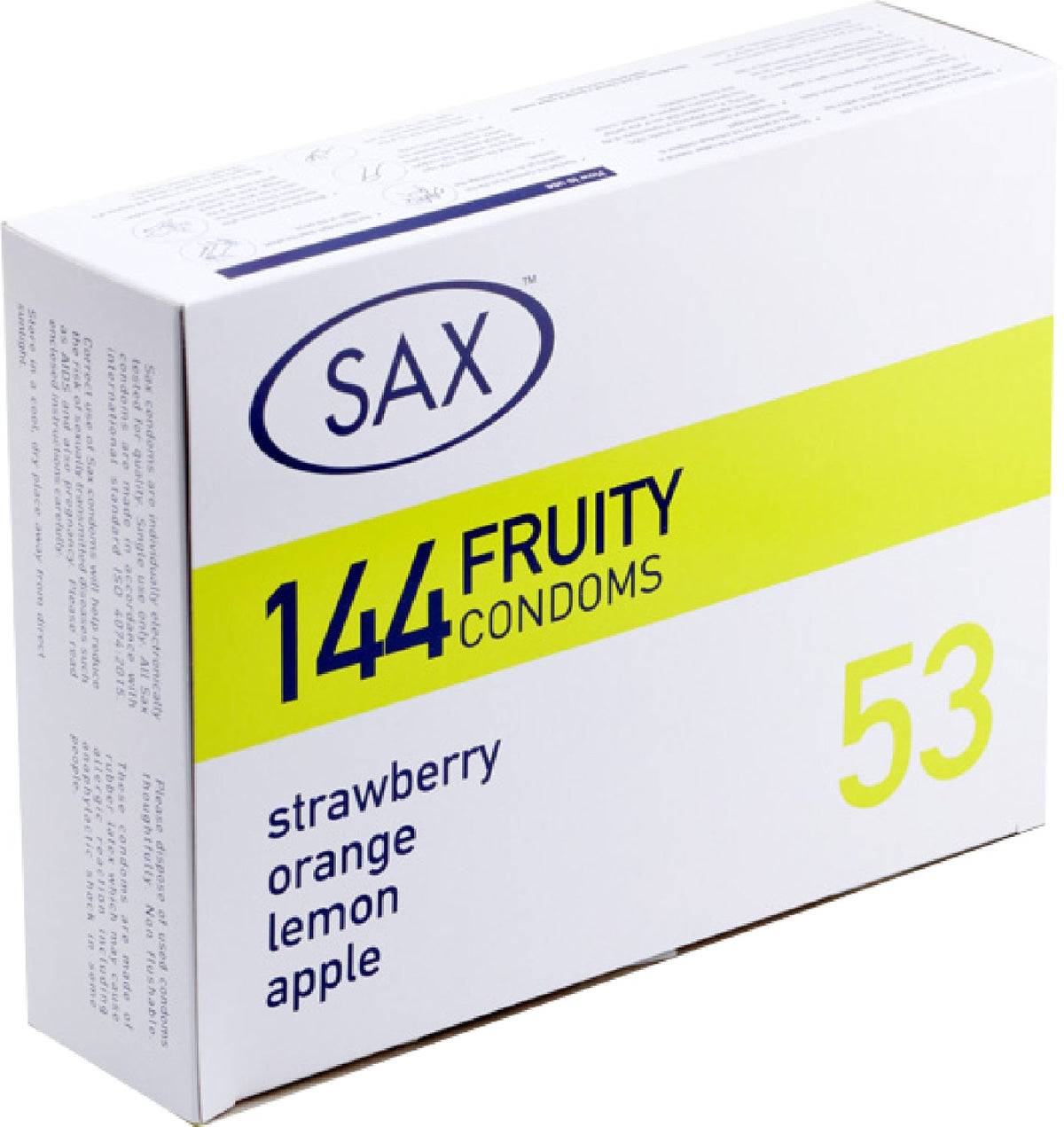 Sax Fruity Condoms 144 Pack – Bulk Condoms > Essentials > Condoms