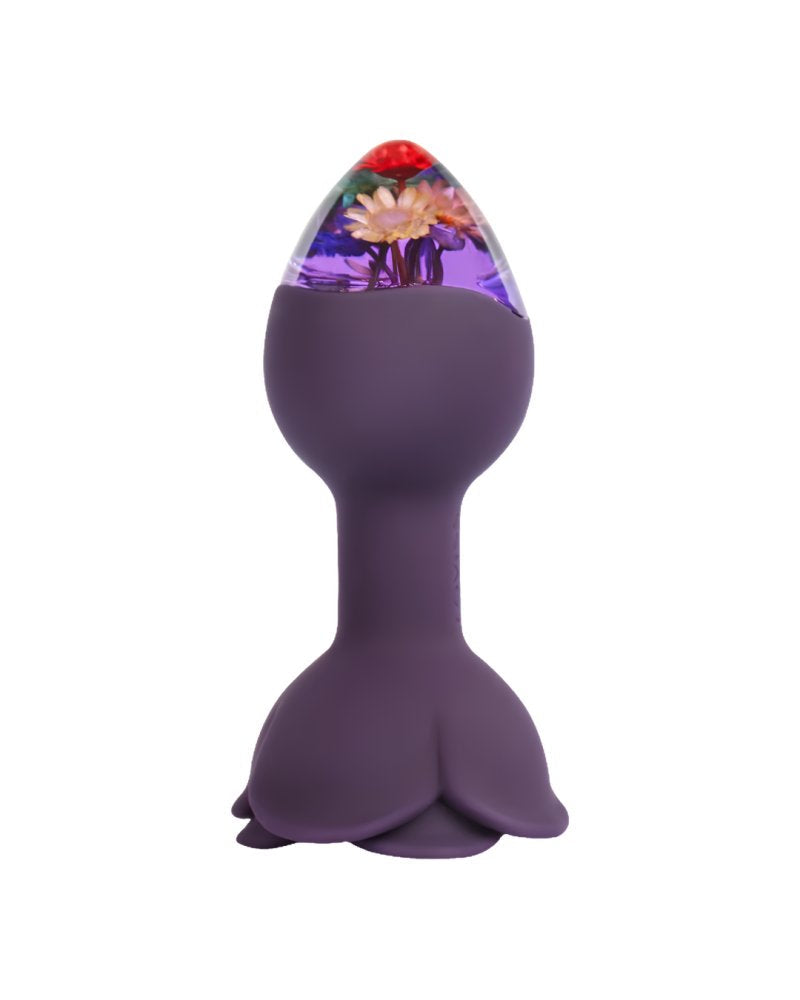 Loviss Posy Garden Broad Base Tapered Vibrating Butt Plug > Anal Range > Vibrating Butt Plugs