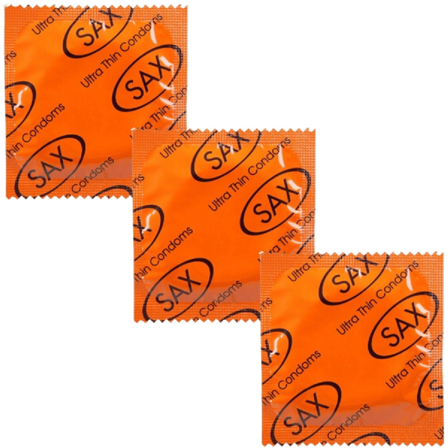Sax Ultra Thin Condoms – 53mm Nominal Width Regular Latex Condoms Bulk Pack > Essentials > Condoms