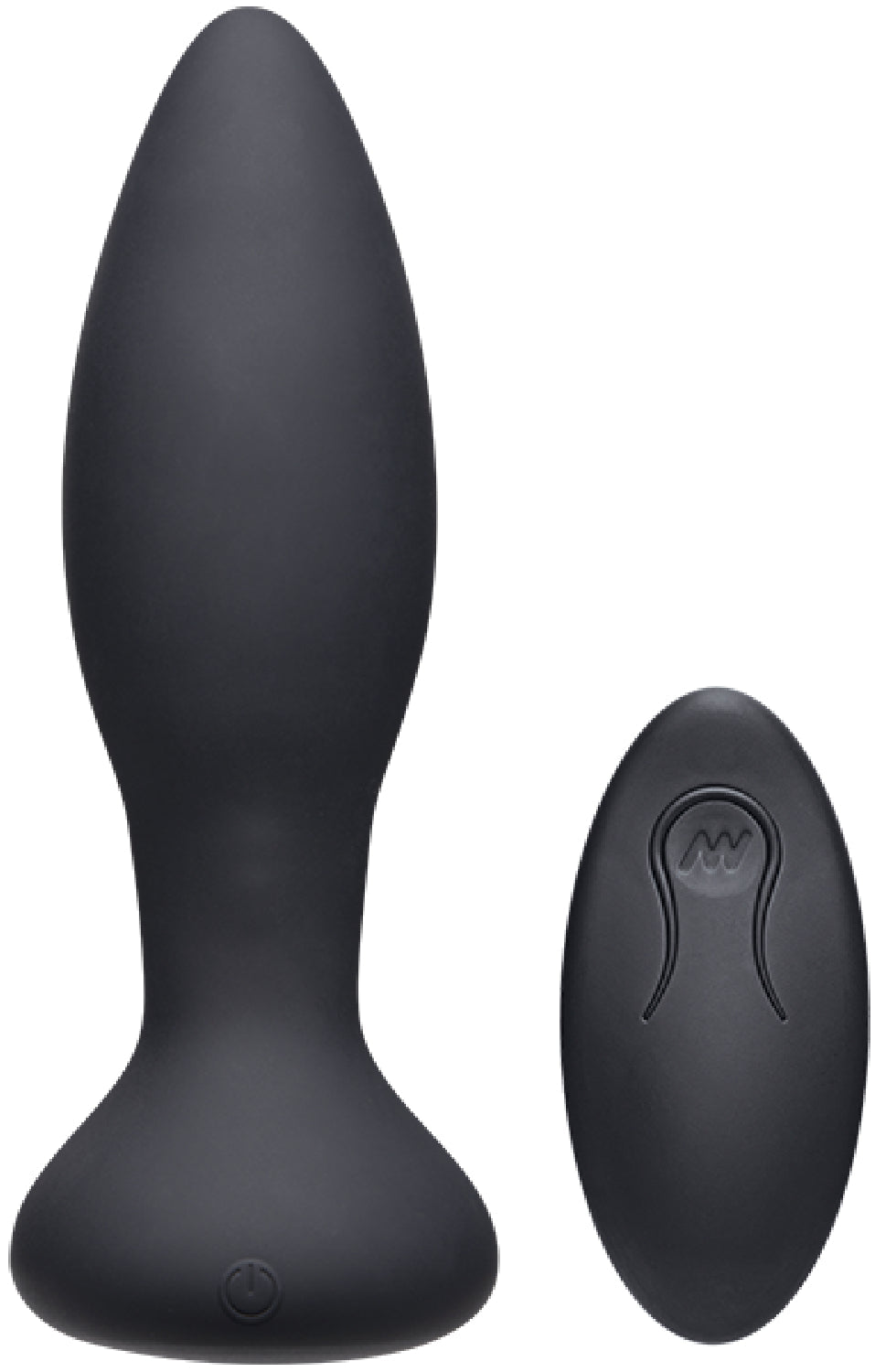 Vibe - Experienced - Rechargeable Silicone Anal Plug With Remote (Black) > Anal Range > Vibrating Butt Plugs