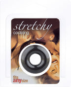 Stretchy Cockring (Black) > Cock Ring > Single