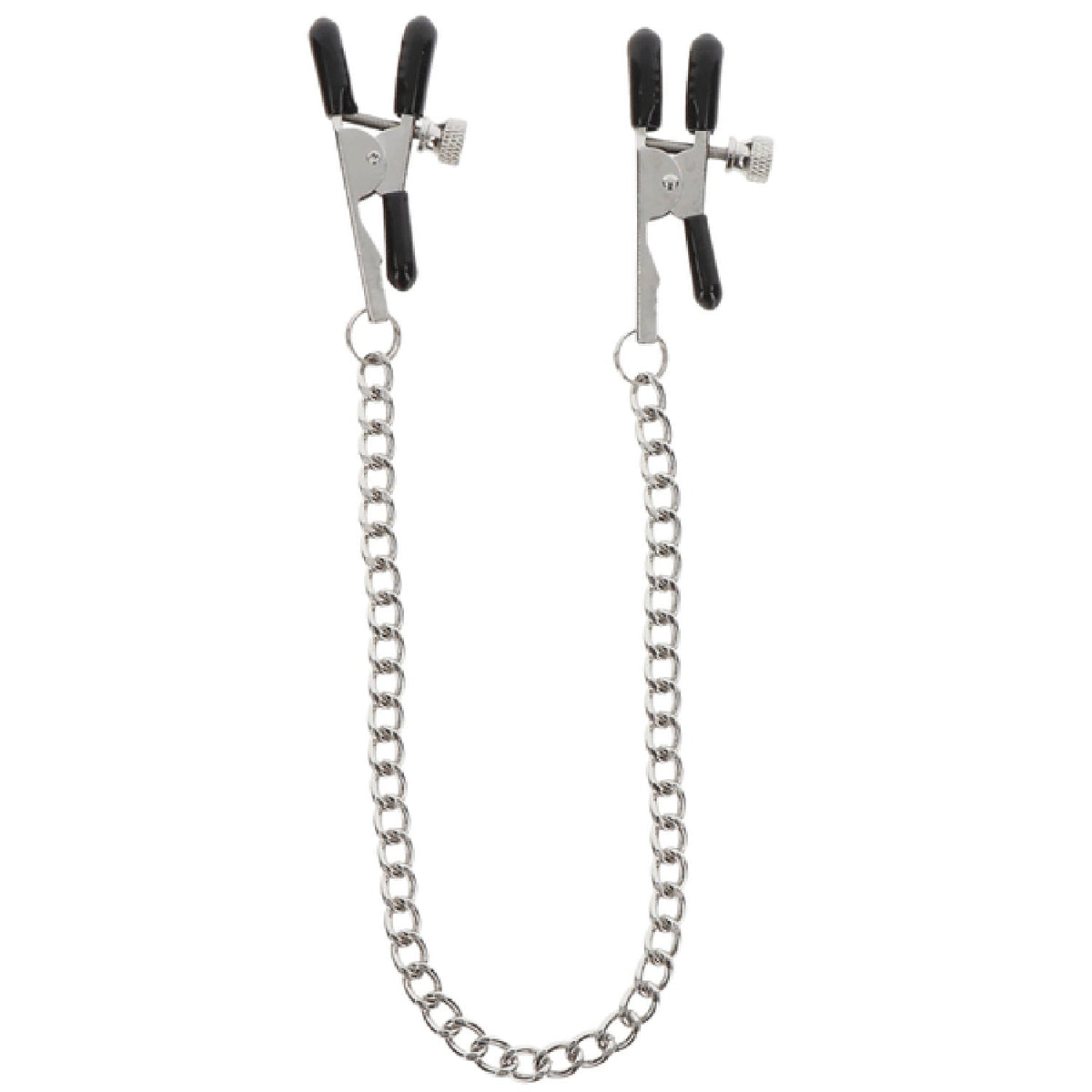 Taboom Adjustable Clamps with Chain – Adjustable Nipple Clamps > Sex Toys > Nipple Clamps