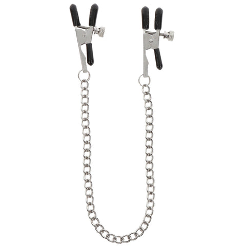 Taboom Adjustable Clamps with Chain – Adjustable Nipple Clamps > Sex Toys > Nipple Clamps