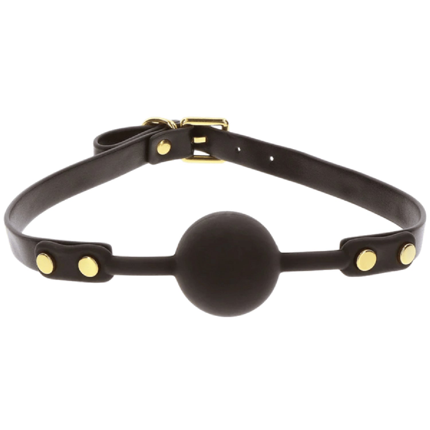 TABOOM Ball Gag – Adjustable Vegan PU Leather Bondage Accessory One Size > Bondage Gear > Gags and Bits