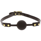 TABOOM Ball Gag – Adjustable Vegan PU Leather Bondage Accessory > Bondage Gear > Gags and Bits