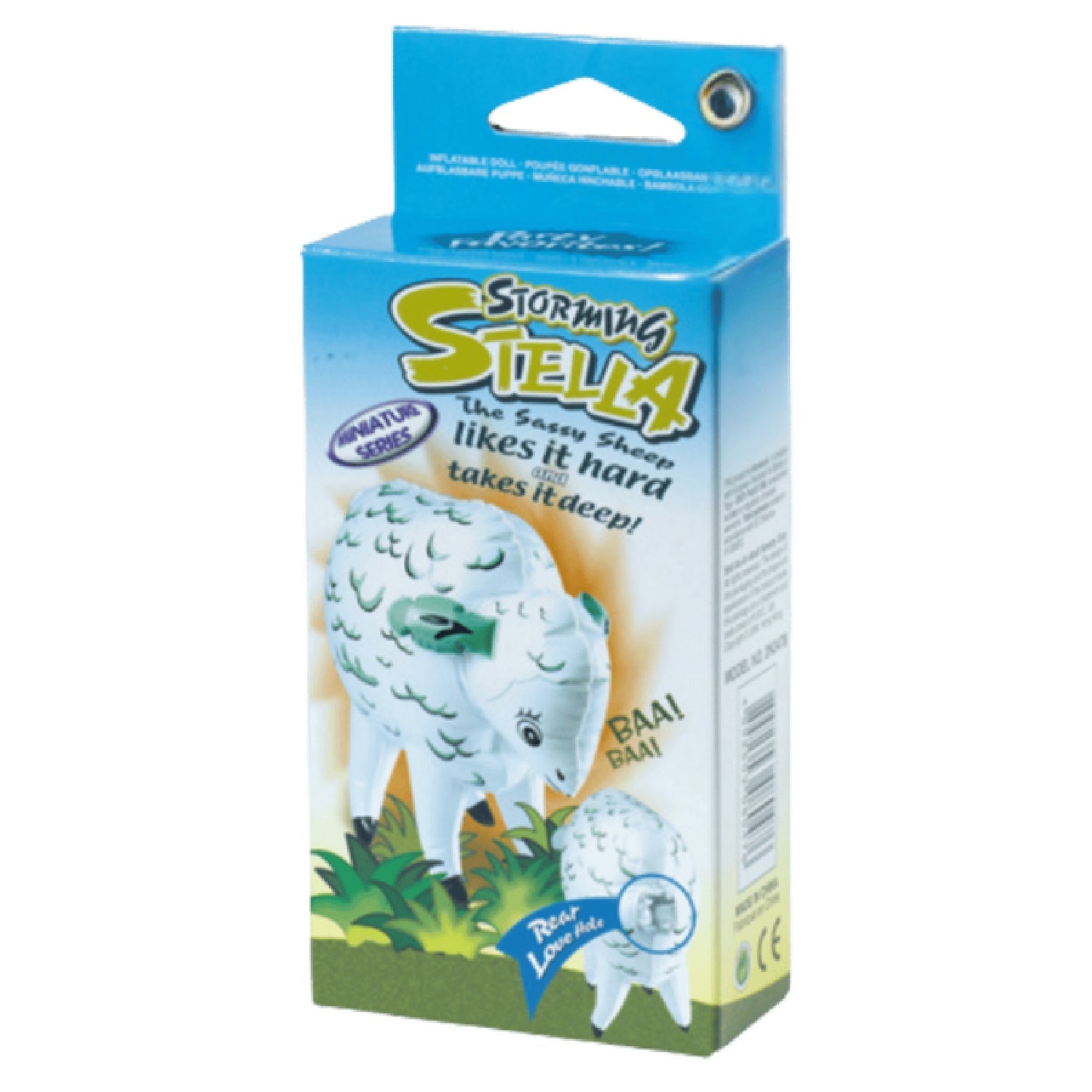 Storming Stella Mini Blow-Up Sheep – 12 Inch Inflatable Toy > Novelties > Gag Gifts
