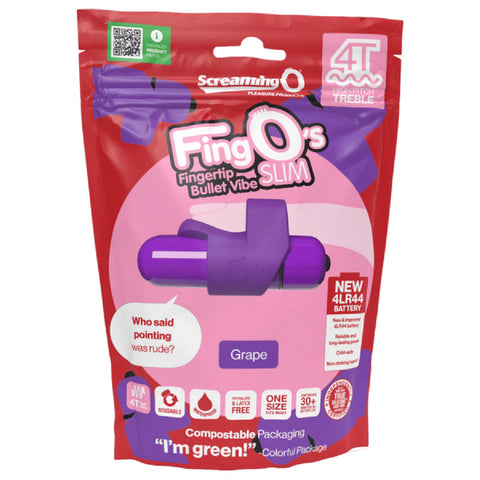 FingO Slim 4T – Waterproof Compact Finger Vibrator with High Pitch Treble Vibrations > Vibrators > Finger Vibrators