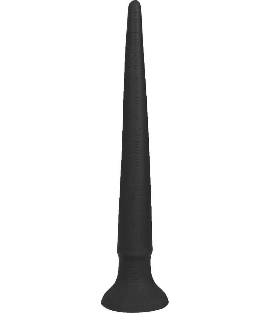 Kiotos Cox Black Extra Long Liquid Silicone Dildo 50cm – Smooth Suction Cup Dildo > Dildos > Oversized Toys