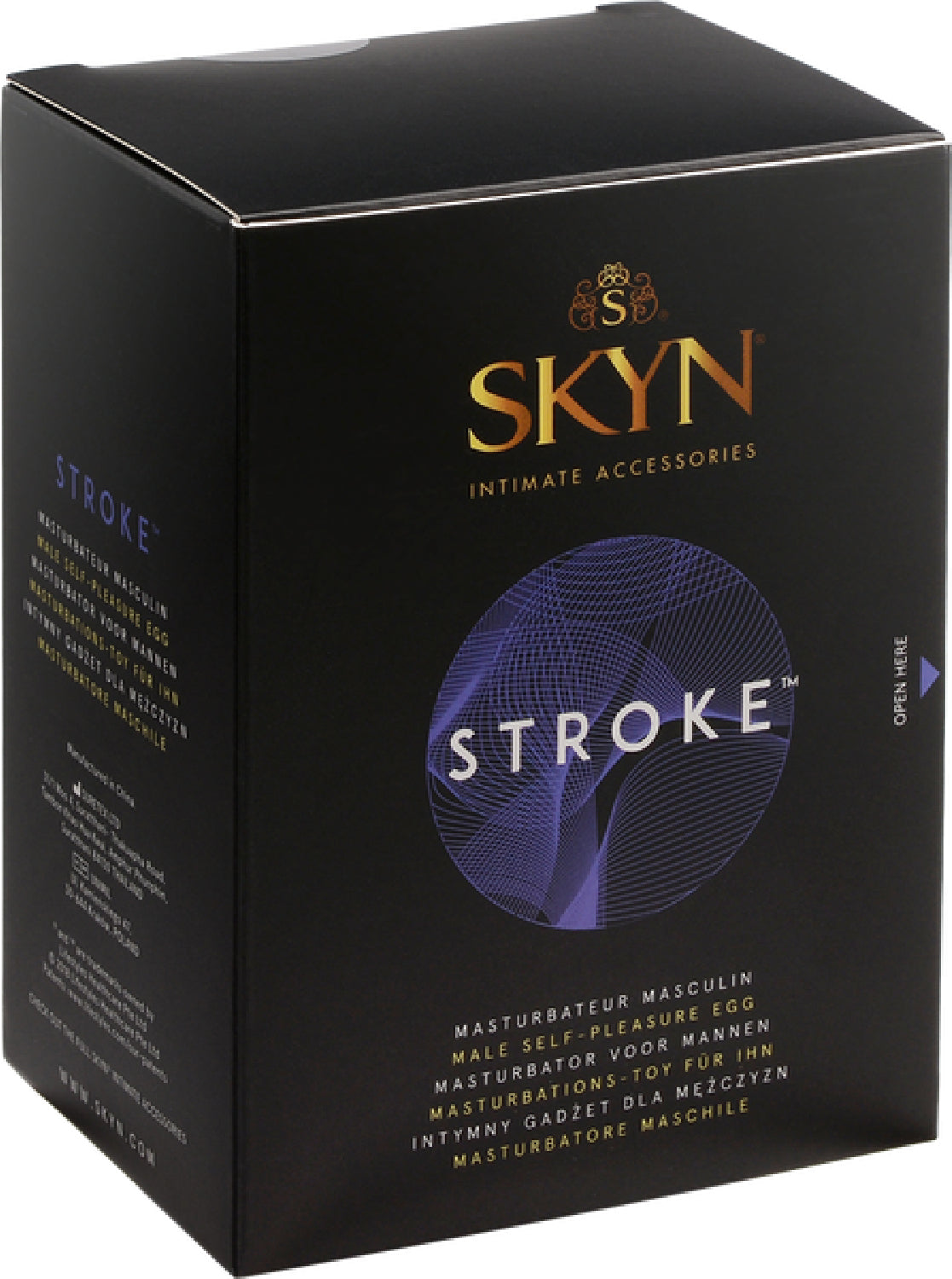 Skyn Stroke – Male Masturbation Device with Ribbed Texture and Stretchy Material Secondary image