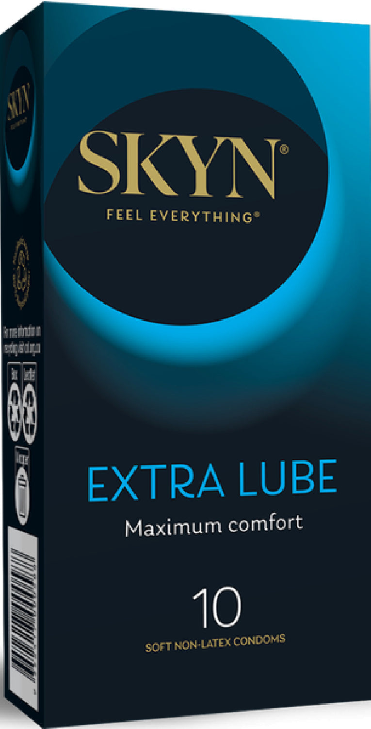 Skyn Extra Lubricated Condoms – Ultra Smooth Long-Lasting 10 Pack > Essentials > Condoms