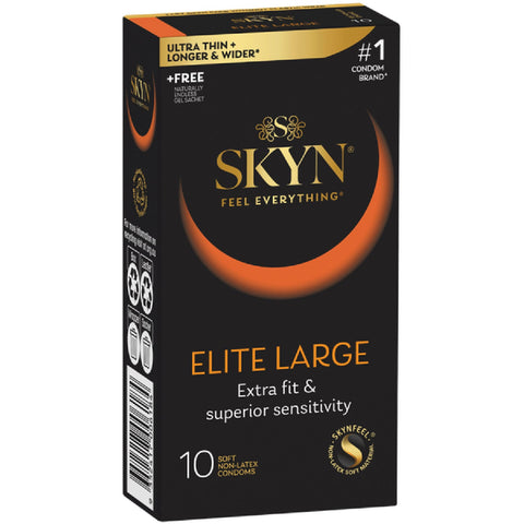 Skyn Elite Large 10 Pack – Natural Fit Condoms > Essentials > Condoms