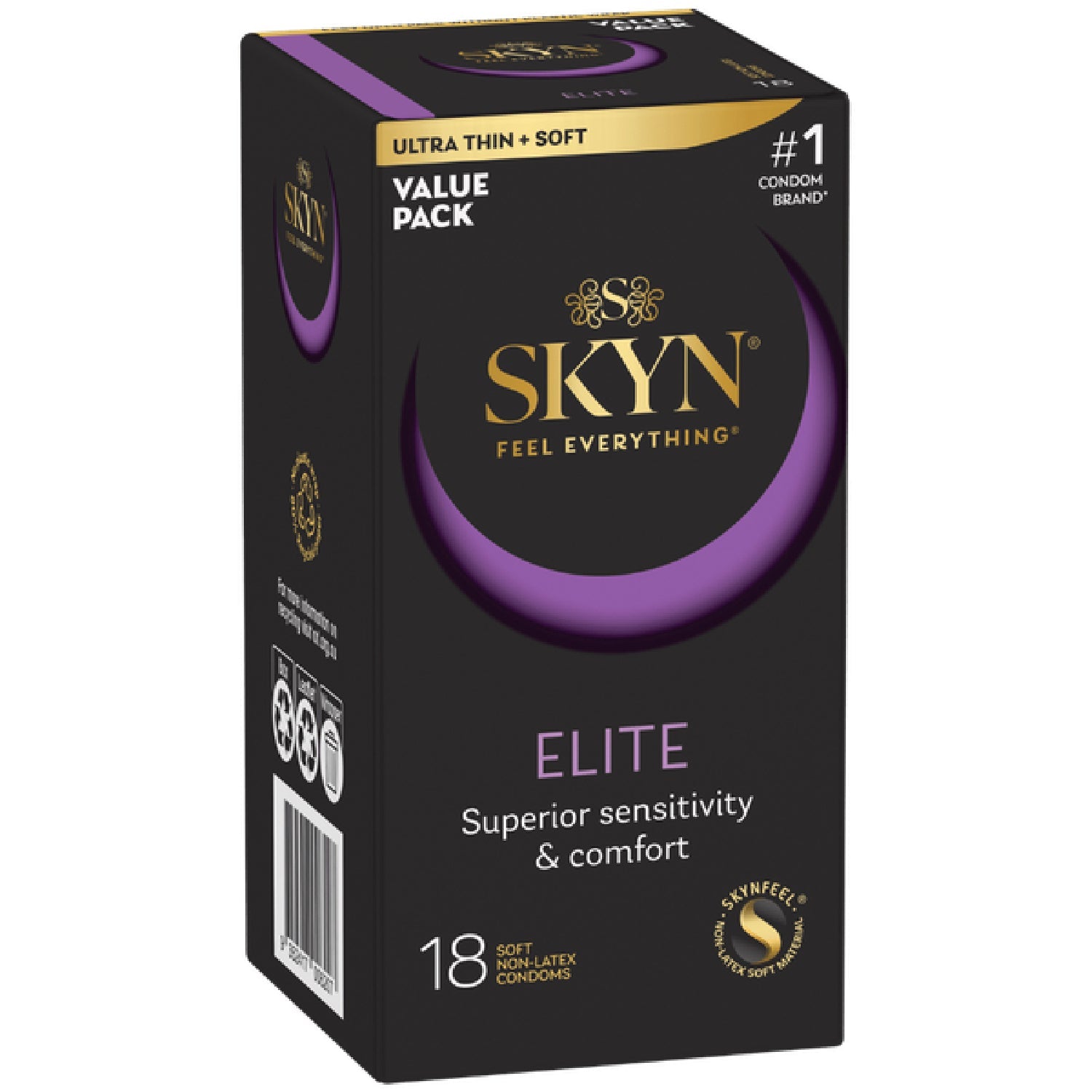 Skyn Feel Everything Elite – Ultra Thin and Soft Condoms 18 Pack > Essentials > Condoms > Non-Latex