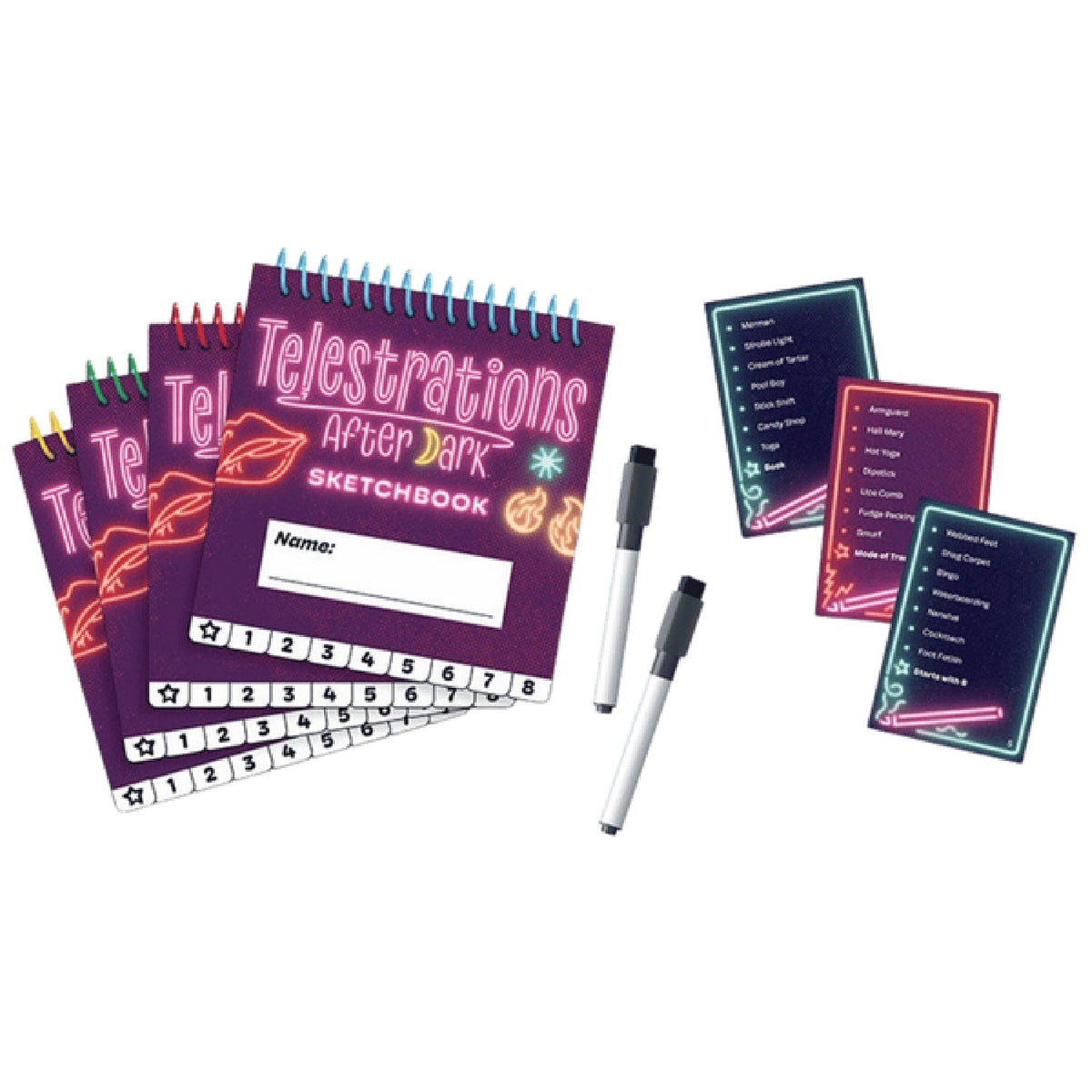Telestrations After Dark Adult Party Game – 4 to 8 Players Ages 17 and Up > Novelties > Card Games
