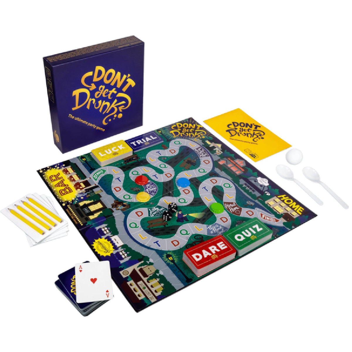 Don't Get Drunk Party Game – Adult Board and Card Game for 2 to 8 Players 45-120 Minutes > Novelties > Card Games