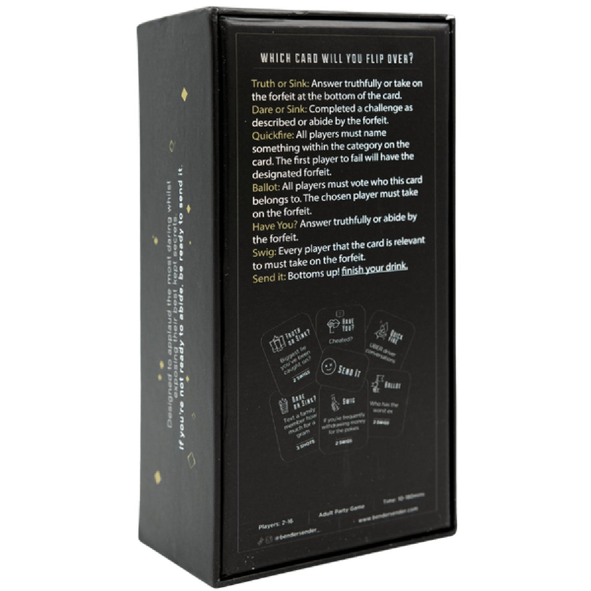 Bender Sender Social Drinking Game – 500+ Cards 2 to 10 Players Party Game > Novelties > Card Games