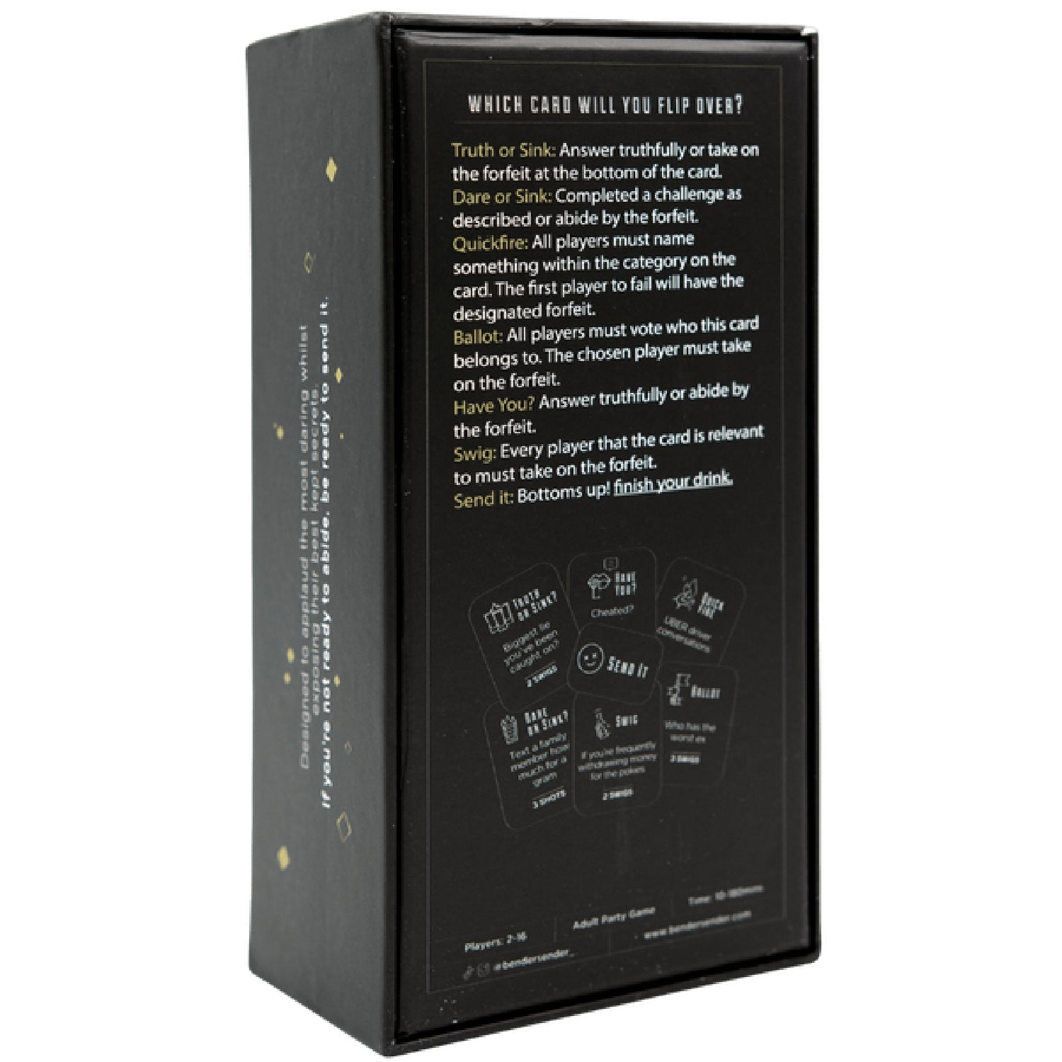 Bender Sender Social Drinking Game – 500+ Cards 2 to 10 Players Party Game > Novelties > Card Games