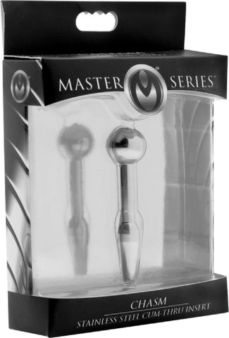 Chasm Stainless Steel Cum-Thru Urethral Insert – Smooth Sounding Insert > Sex Toys For Men > Sounding Rods