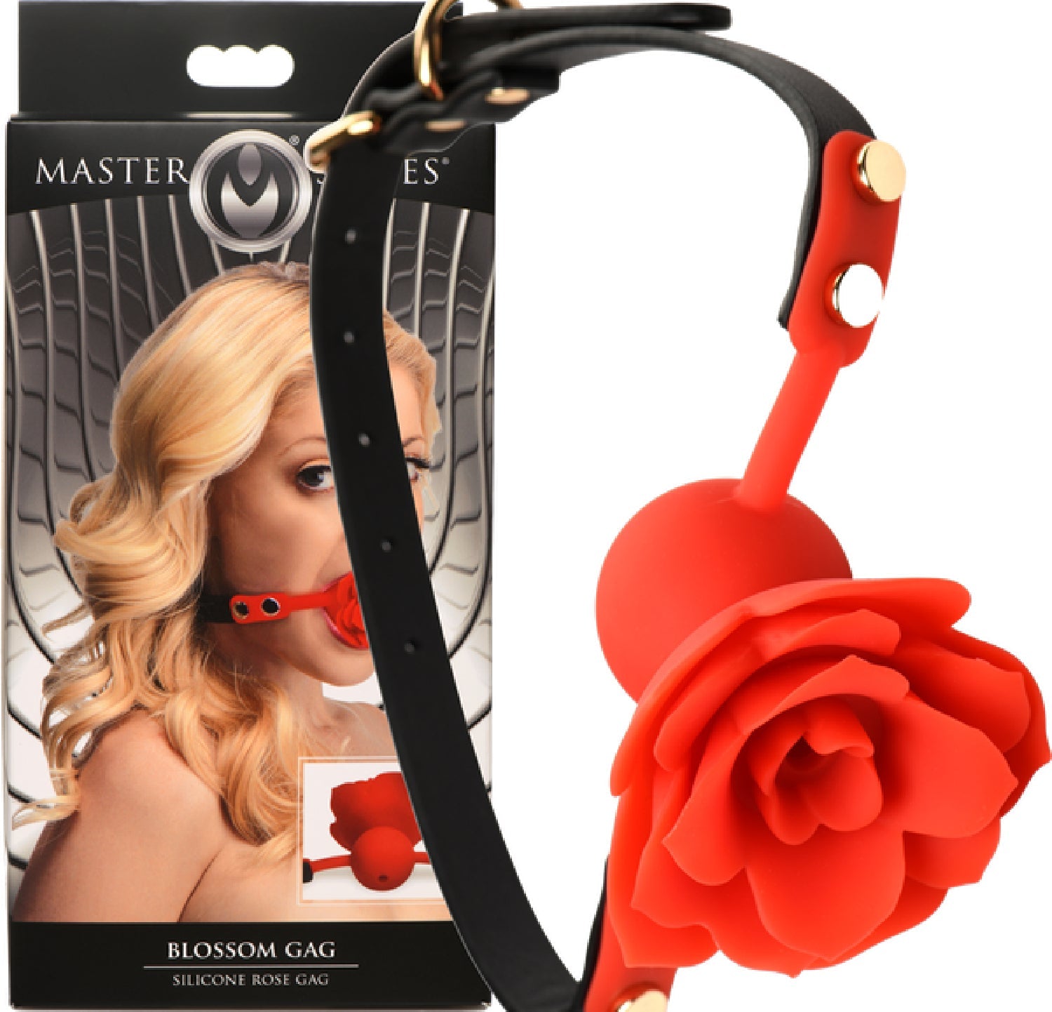 Blossom Gag Silicone Rose Gag – Plush Silicone Ball Gag One Size > Bondage Gear > Gags and Bits