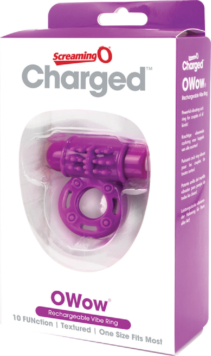 O Wow Ring – Rechargeable Vibrating Cock Ring with 10 Vibration Functions > Cock Ring > Vibrating