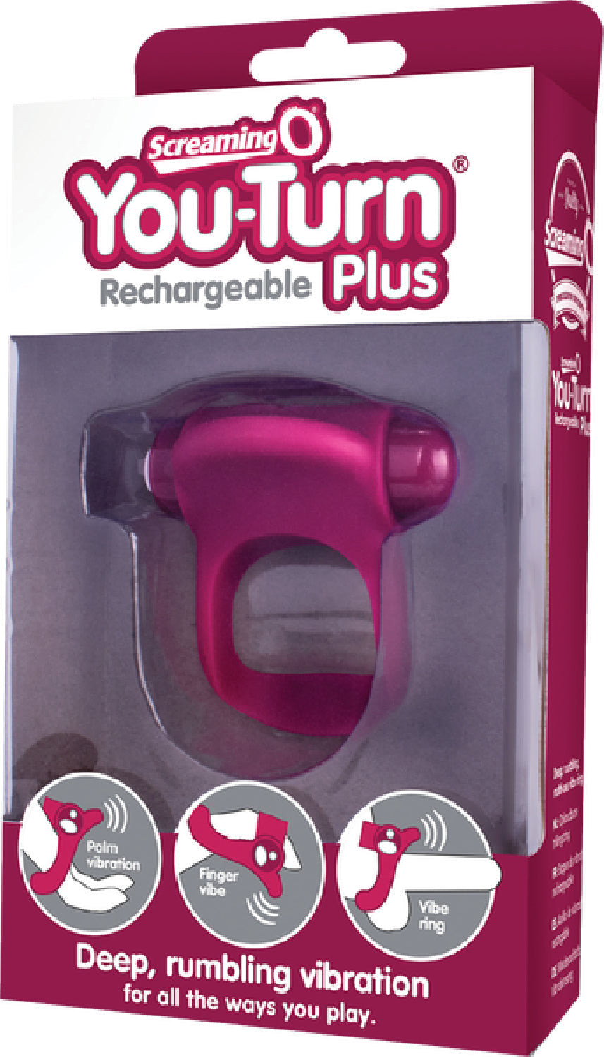 Charged You-Turn Plus – Rechargeable Vibrating Cock Ring > Cock Ring > Vibrating