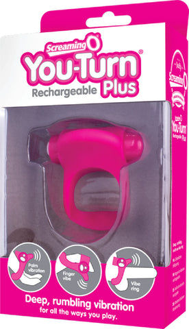 Charged You-Turn Plus – Rechargeable Vibrating Cock Ring > Cock Ring > Vibrating