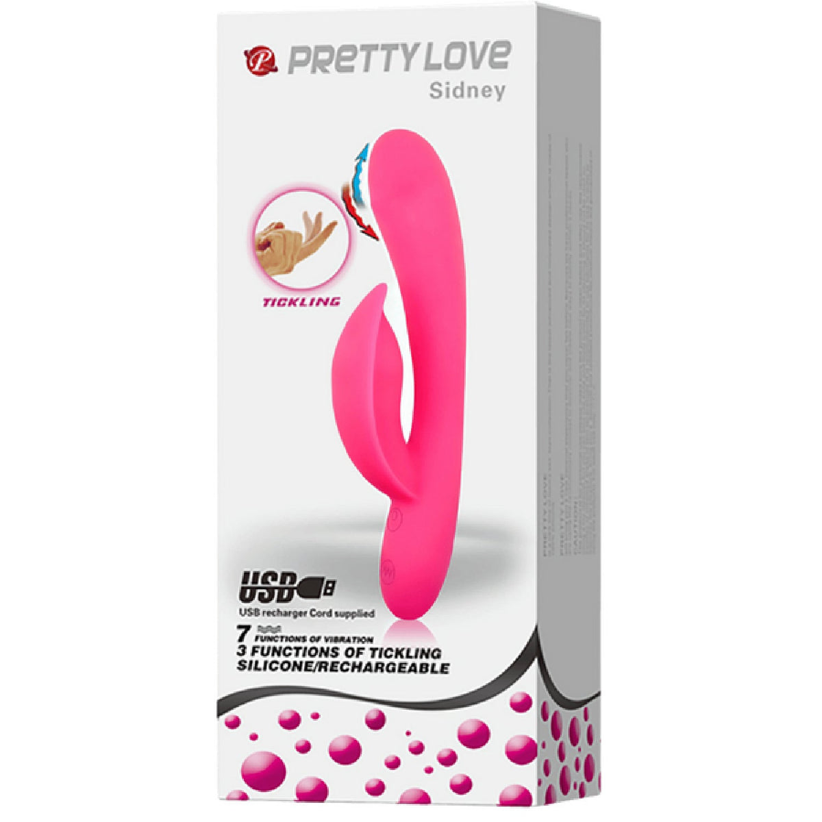 Sidney Silicone Rechargeable Vibrator > Vibrators > Ladies > Rabbit