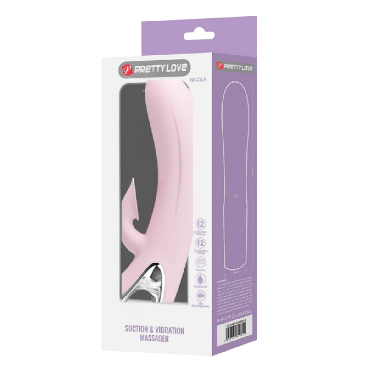 Pretty Love Rechargeable Nicola – Rechargeable Vibrator > Vibrators > Ladies > Rabbit