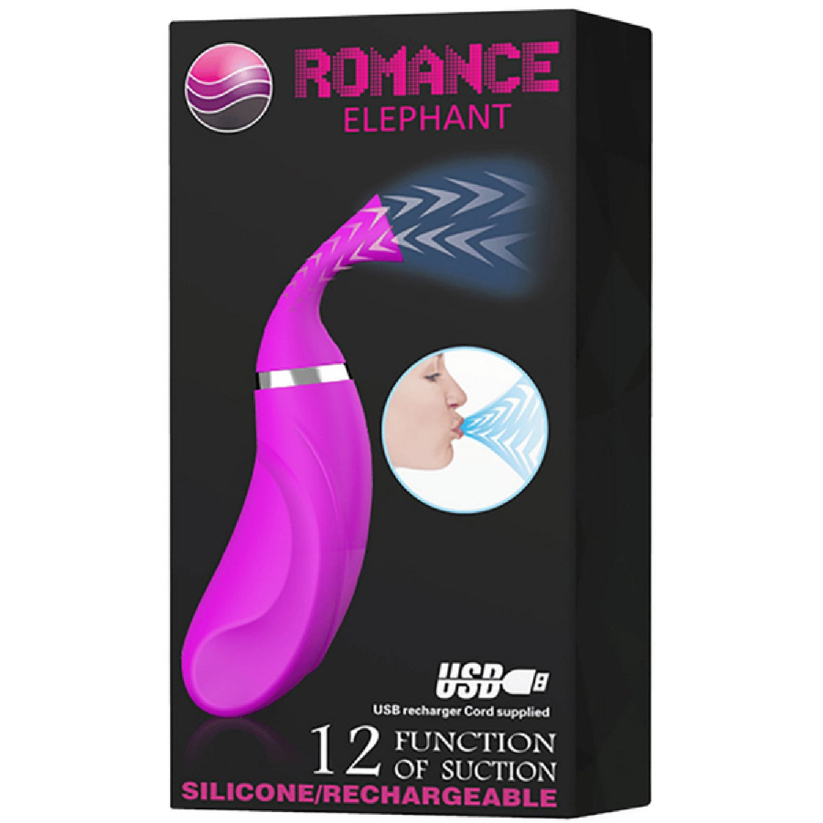 Rechargeable Romance Elephant – Rechargeable Vibrator > Vibrators > Ladies > Clitoral Vibrators and Stimulators