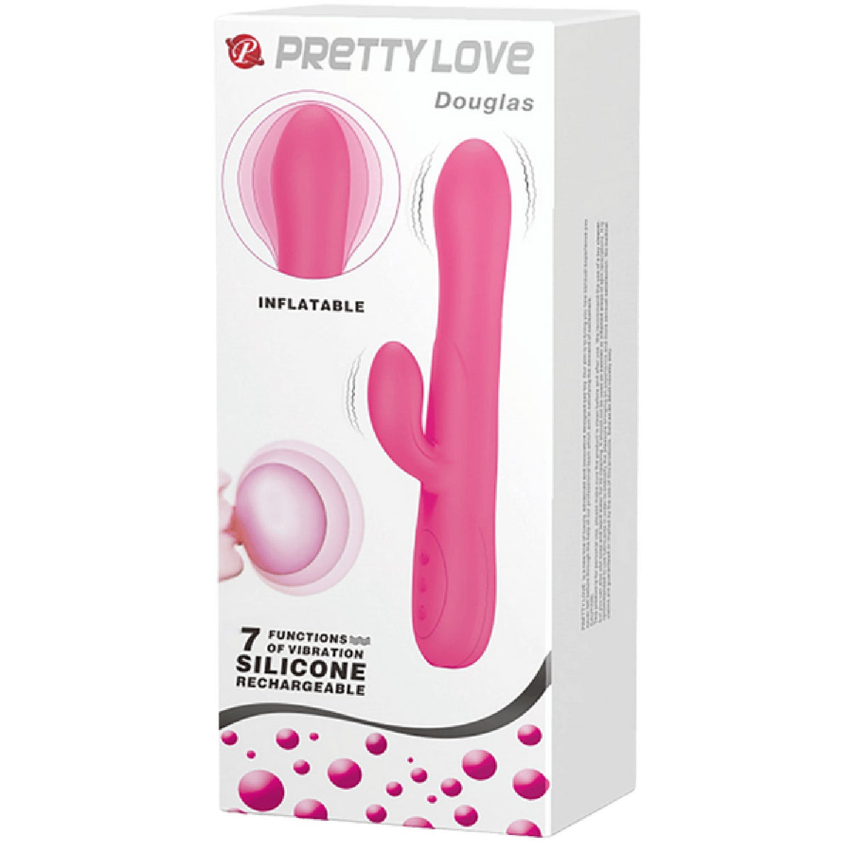 Inflatable Dennis – Rechargeable Vibrator with Angled Tip > Vibrators > Ladies > Rabbit Multi