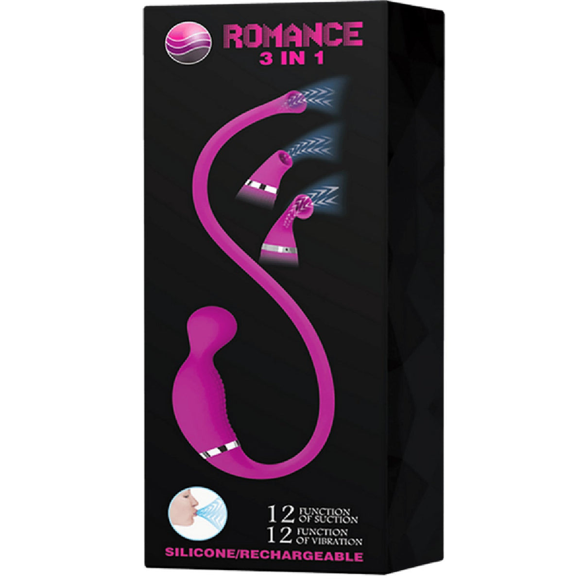 Rechargeable Romance 3in1 – Rechargeable 3in1 Vibrator > Sex Toys For Ladies > Clitoral Vibrators and Stimulators