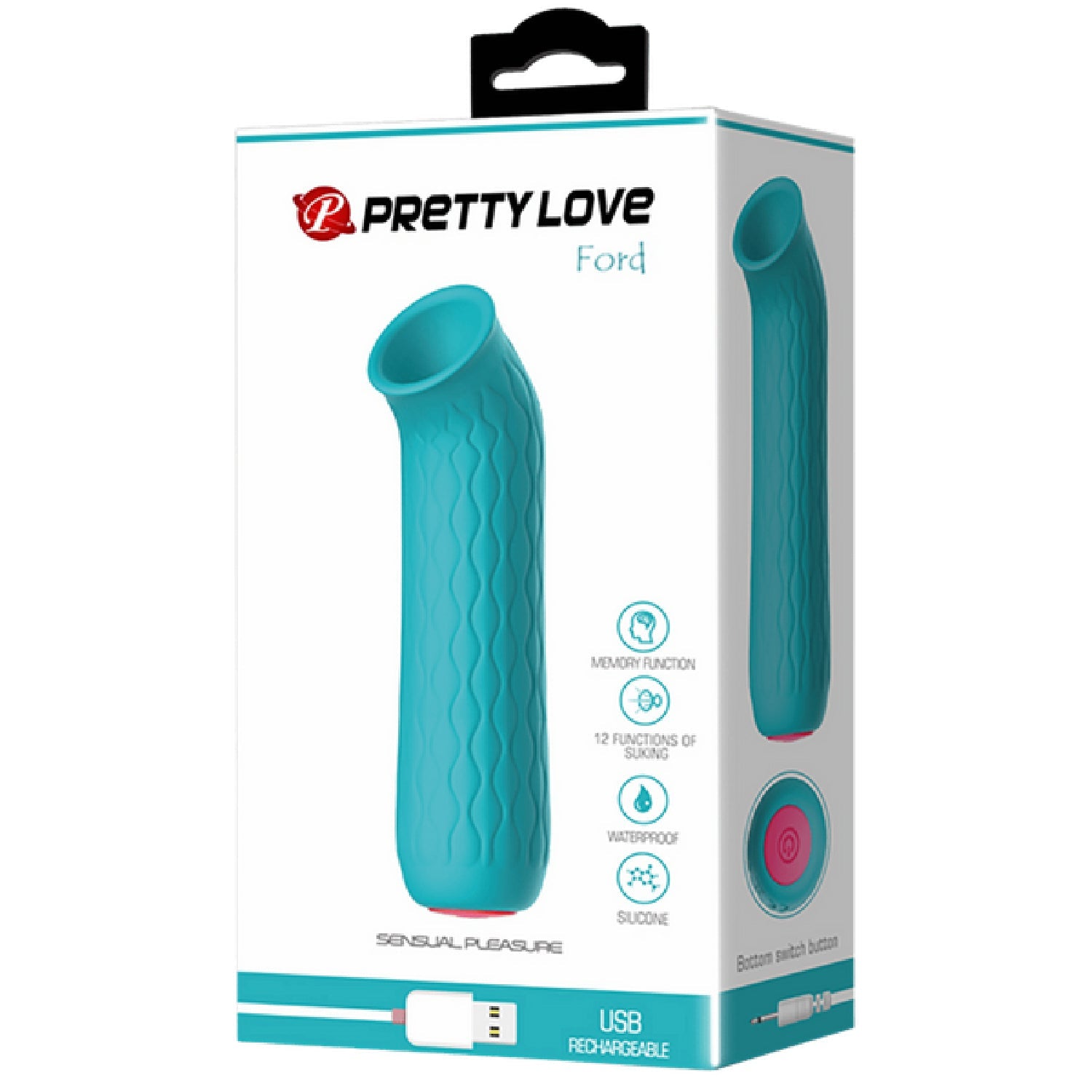 Rechargeable Ford – Medical-Grade Clitoral Sucker with 12 Suction Modes > Sex Toys For Ladies > Clitoral Vibrators and Stimulators