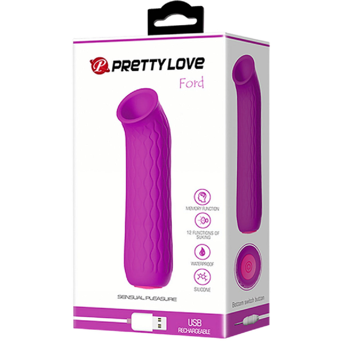 Rechargeable Ford – Medical-Grade Clitoral Sucker with 12 Suction Modes > Sex Toys For Ladies > Clitoral Vibrators and Stimulators