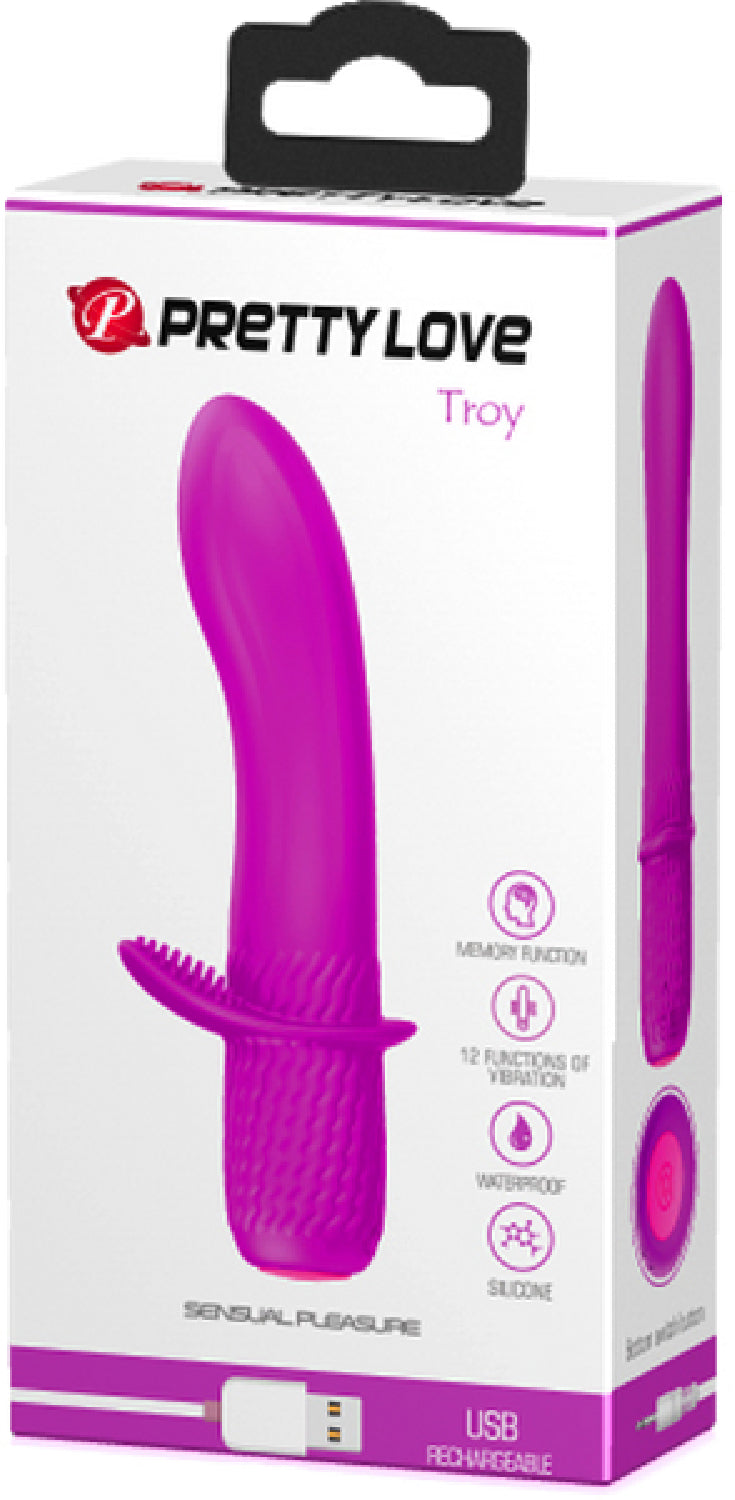 Pretty Love Troy Rechargeable Vibrator One Size > Vibrators > Ladies > Rabbit