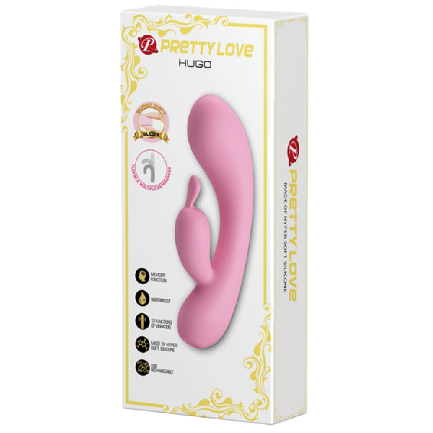 Pretty Love Hugo – USB Rechargeable G-Spot Vibrator > Vibrators > Ladies > Rabbit