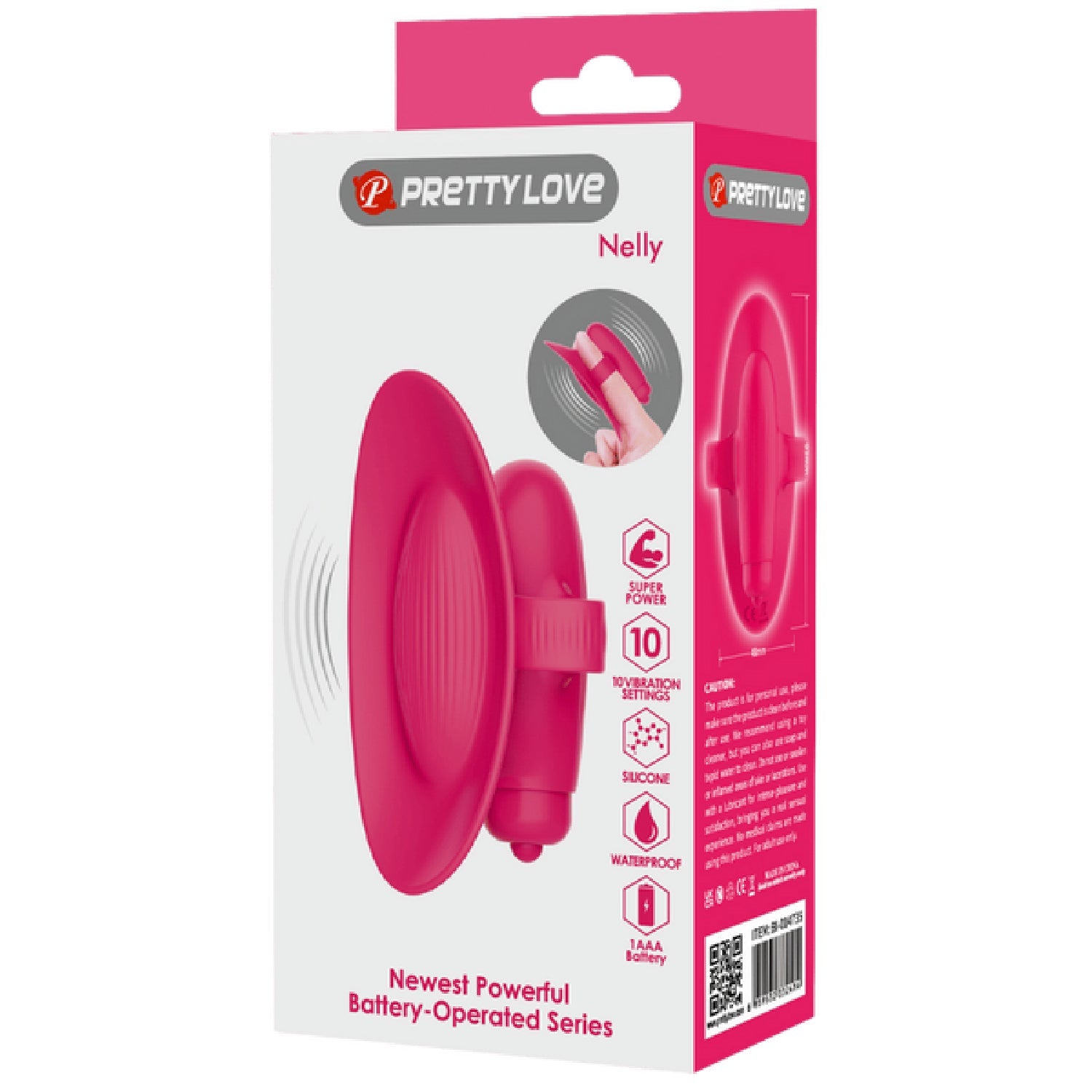 Nelly Silicone Finger Vibe – Smooth Silicone Clitoral Vibrator Secondary image
