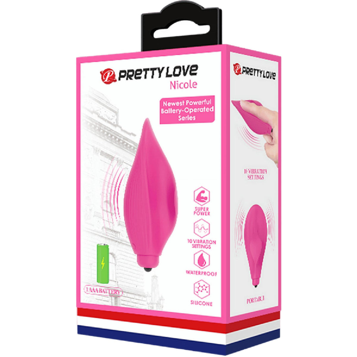 Nicole Silicone Finger Vibe – 10 Function Clit Stimulator Vibrator > Vibrators > Finger Vibrators