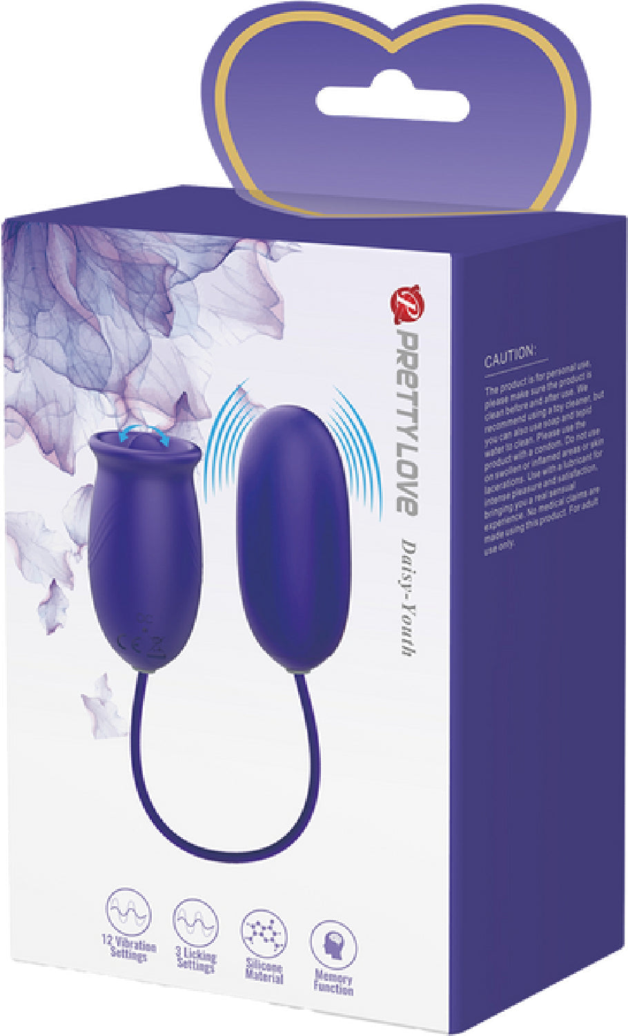 Daisy Licking & Vibrating Combination (Purple) > Vibrators > Ladies > Clitoral Vibrators and Stimulators
