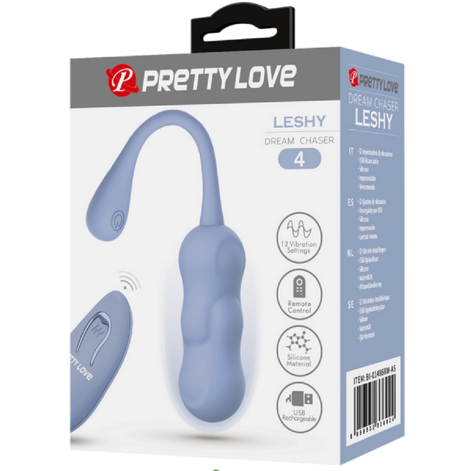 Leshy 4 Dream Chaser Rechargeable Silicone Vibrating Remote Egg > Sex Toys For Ladies > Vibrating Eggs