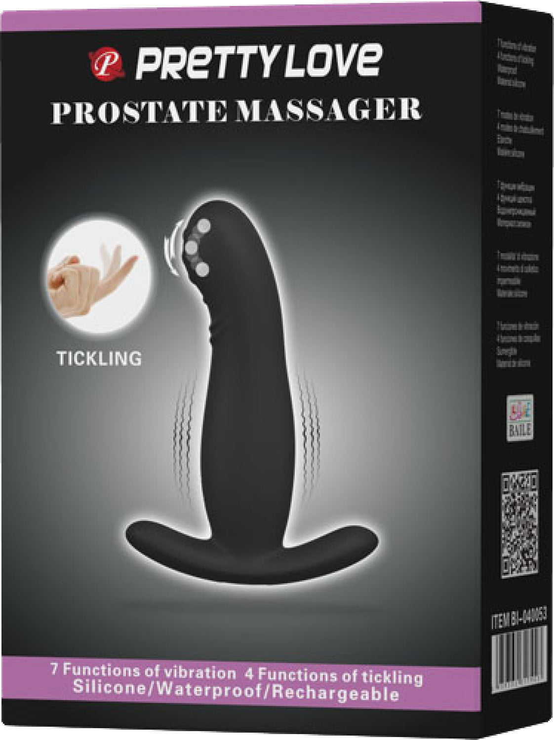 Pretty Love Prostate Massager – Waterproof Soft Silicone Ergonomic Prostate Massager Secondary image