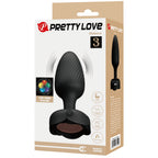 Varian Light-Up Rechargeable Butt Plug – LED Flashing Silicone Butt Plug > Anal Range > Vibrating Butt Plugs