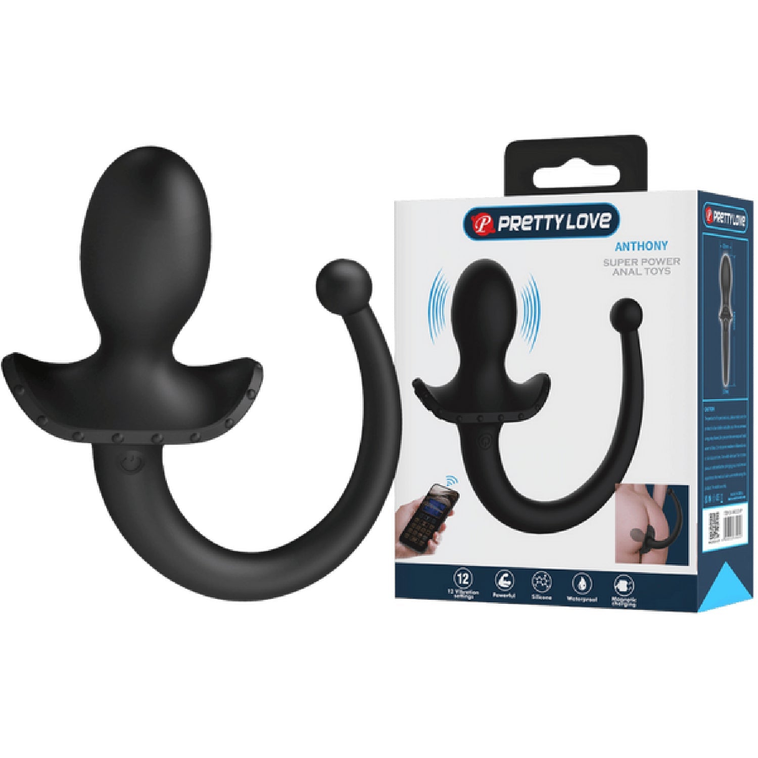 Anthony App Control Tail Plug – Wearable App-Compatible Vibrator > Anal Range > Tail Butt Plugs