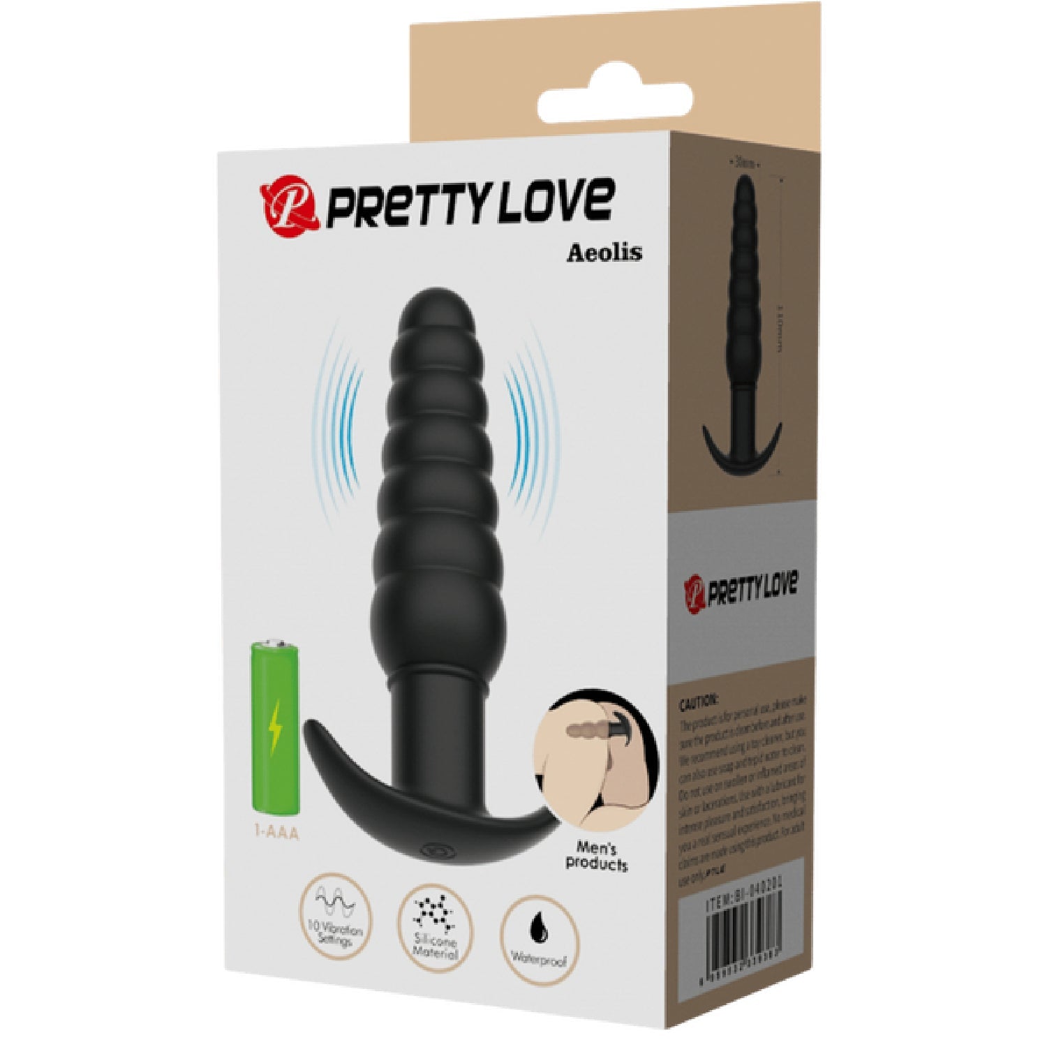 Aeolis Silicone Butt Plug – Smooth Skin Safe Anal Toy With 10 Vibration Settings > Anal Range > Vibrating Butt Plugs